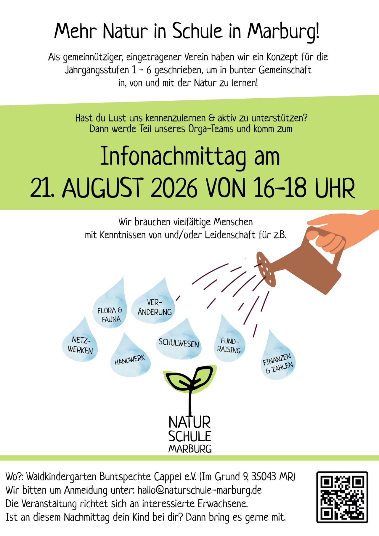 Infonachmittag Naturschule Marburg August 2026